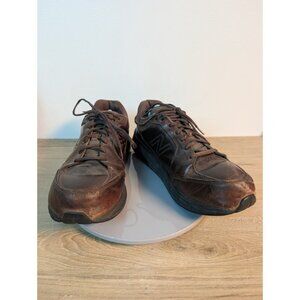 New Balance Mens 928V3 Brown Leather Sneakers shoes Sz 12 (4E) Extra Wide